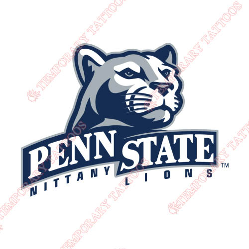 Penn State Nittany Lions Customize Temporary Tattoos Stickers NO.5876